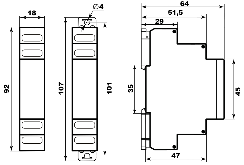 Габаритные размеры МРП-2